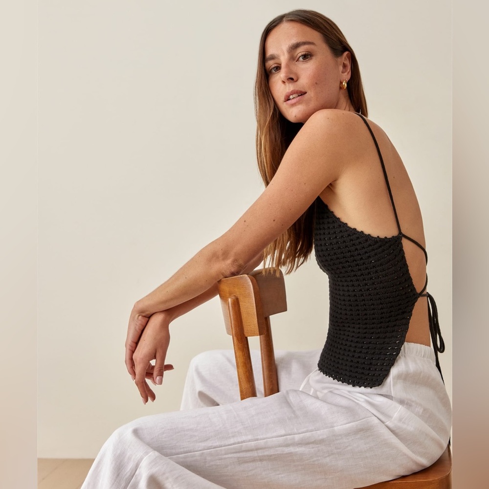 Reformation Dulce Crochet Tank
